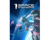 Astronauci w skafandrach budują stację kosmiczną w grze Space Engineers.