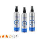 Drei Flaschen AQUYO Glanzspray für Haare, die für strahlenden Glanz und Pflege sorgen.
