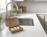 Kit de test pour le th de l'eau dans une cuisine moderne.