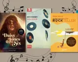 Cinque copertine di romanzi sulla musica, tra cui "Tutta la musica che hai dentro" e "Daisy Jones & The Six".