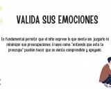 Un adulto consuela a un niño, validando sus emociones para aliviar la ansiedad en niños.