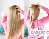 Dwie wersje fryzury: rozpuszczone blond włosy i warkocz. Poradnik: jak zagęścić włosy.