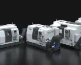Serie di torni CNC Biglia, modelli BMX70 Y2, B 620, B 750 e B 1250, pronti per la produzione.
