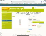 Krem Aloesowo-Propolisowy 113g, idealny do pielęgnacji skóry, dostępny w promocji.
