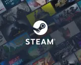 Logo Steam i kolaż okładek gier, jak wypożyczyć grę na Steam? Wystarczy kliknąć "Kup" i cieszyć się rozgrywką!