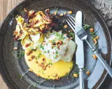 Lyxig torskrygg med rostad kål, nötter och en krämig sås. Ett recept som garanterat imponerar.