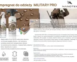 Impregnacja nubuku i skóry MILITARY PRO od Nanotex chroni przed wodą i brudem, zachowując oddychalność materiału.