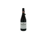 Flasche Sangre de Toro Wein mit Stier-Logo.