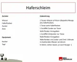 Rezept für Haferschleim: Zutaten und Zubereitungsschritte für einen einfachen und leckeren Haferbrei.