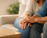Mani che si stringono, un gesto di conforto che cerca di placare l'attaccamento insicuro.