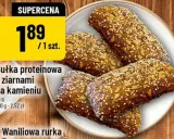 Bułka proteinowa z ziarnami, idealna na fitness, z niską zawartością kcal. Dino oferuje ją w super cenie.