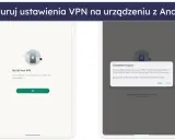 Konfiguracja VPN na Androidzie: ekran zgody na połączenie. Warto to zrobić, by zapewnić sobie bezpieczeństwo w sieci.
