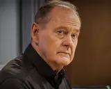 Peter Haber, känd från filmer och tv-program, med en intensiv blick.