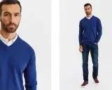 V-neck: Co pod sweter z dekoltem w serek? Sekrety stylizacji.