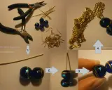Tworzenie biżuterii z koralików DIY: narzędzia, koraliki, drucik i łańcuszek. Krok po kroku powstaje piękny naszyjnik.