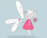 Bambina con margherita "mi ama, non mi ama". Un'immagine che evoca il significato di erotomane, la ricerca ossessiva dell'amore.
