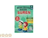 Buchcover "Meine ersten kurzen Suren" mit Kindern, die beten. Enthält wichtige Suren im Koran für Kinder und Erwachsene, mit arabischem, phonetischem und deutschem Text sowie Audio.