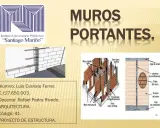 Ilustración de un muro apilastrado con detalles de construcción, columnas de confinamiento y vigas.