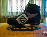 Nowe, solidne aku buty trekkingowe z membraną Gore-Tex, gotowe na każdą wyprawę.