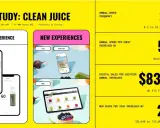 Prezentacja sprzedażowa przykład: Case Study Clean Juice pokazuje wzrost sprzedaży o 31% i 55% dzięki nowym doświadczeniom.