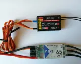 Jeti Duplex REX7 Empfänger und YGE 65 LVT ESC (Electronic Speed Controller) für Modellbau.