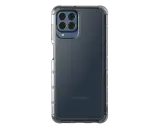 Przezroczyste etui ochronne na Samsung Galaxy M33 5G z wzmocnionymi narożnikami.