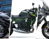 Tres motos: una Yamaha TMAX, una Kawasaki Z650 y una Benelli TRK. El carnet A2 para que sirve: permite conducir estas y otras motos de potencia limitada.