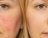 Cera naczynkowa: objawy, przyczyny. Rozpoznaj i odróżnij od trądziku!