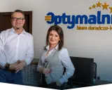 Para doradców podatkowych w biurze "Optymalni" w Rzeszowie.