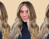 Chica con cabello rubio con reflejos, un ejemplo de como pasar de pelirrojo a rubio.