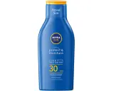 Nivea Sun Protect & Moisture solskyddsfaktor 30 i reseflaska. Perfekt för soliga dagar!