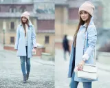 Błękitny płaszcz: 10+ stylizacji na każdą okazję. Odkryj swój look!
