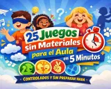 Niños jugando, 25 juegos sin materiales para el aula en 5 minutos. ¡Diversión garantizada!