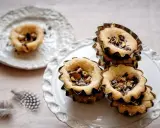Små, enkla bakverk med choklad och nötter i fina formar. Perfekta till fikat.