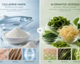 Collations marines et alternatives végétales, dont le collagène végétal issu d'algues, pour la peau, les cheveux et les articulations.