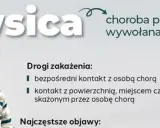 Smutny chłopiec na tle napisu "Owsica". Informacje o chorobie pasożytniczej, drogach zakażenia i objawach, które mogą wpływać na zachowanie dziecka.