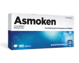 Asmoken-Packung mit 100 Tabletten zur Raucherentwöhnung. Viele positive Tabex Erfahrungen zeigen, dass Cytisin hilft, das Verlangen nach Nikotin zu mindern.