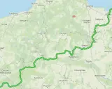 Trasa rowerowa R1 biegnie od Świnoujścia przez Szczecin, Bydgoszcz, Toruń aż do Braniewa.