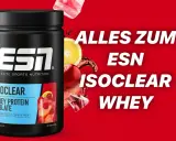 ESN Isoclear Whey Protein Isolate: Der Unterschied liegt in der Reinheit. Erfrischend, laktose- und zuckerfrei.