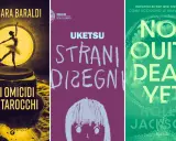Copertine di gialli: "Gli omicidi dei tarocchi", "Strani disegni" e "Not quite dead yet". Ultime uscite da non perdere.