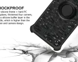 Etui na telefon Motorola Edge 30 Fusion z wzorem, pierścieniem i efektem pękania.