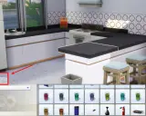 Wpisanie "debug" w wyszukiwarce obiektów w The Sims 4, aby odblokować przedmioty kariery i inne ukryte elementy.