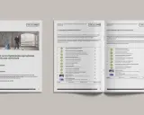 Oferta reklamowa wzór: kompleksowe sprzątanie budynków po remoncie, z pracownikiem i sprzętem.