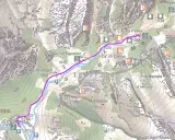 Percorso di trekking Val di Mello: sentiero viola da S. Martino a C.na Piana, passando per Ca' di Rogni e Ca' di Carna.
