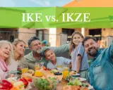 Rodzina na obiedzie na świeżym powietrzu, robiąca selfie. Czy to IKE czy IKZE?