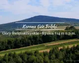 Góry Świętokrzyskie, Łysica 614 m n.p.m. - Korona Gór Polski. Widok na zalesione wzgórza, idealne na wycieczkę z Buska-Zdroju.