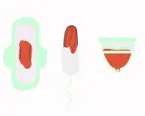 Podpaska, tampon i kubeczek menstruacyjny – wybór dla dziewcząt na pierwszy okres.