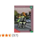 Buchcover zeigt zwei Pferde vor einer Kutsche, die auf einer Straße fahren. Titel: "Der Kutschenführerschein".