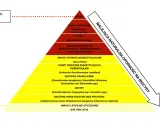 Piramide oporności drobnoustrojów na biocydy: od prionów po wirusy lipofilne.