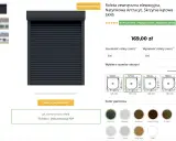 Budowa rolety zewnętrznej elektrycznej w kolorze antracytowym. Wybierz wymiary i kolor pancerza. Instrukcja montażu dostępna wideo i PDF.